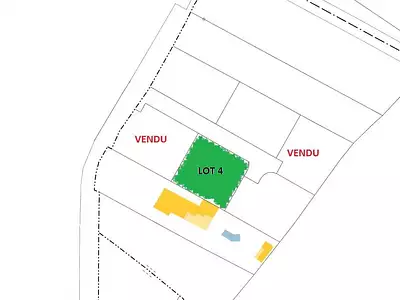 Terrain, 700 m²