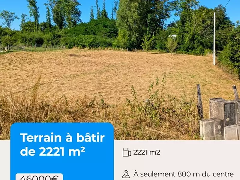Terrain, 2 221 m²