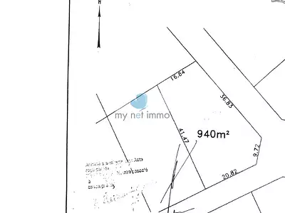 Terrain, 940 m²