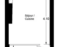 Appartement, 17 m²