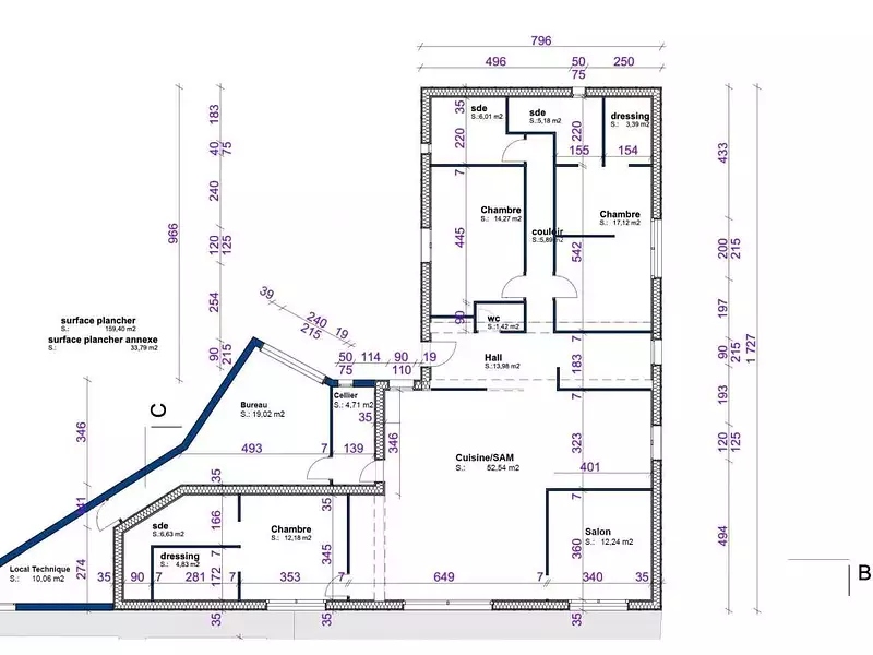 Maison, 156 m²