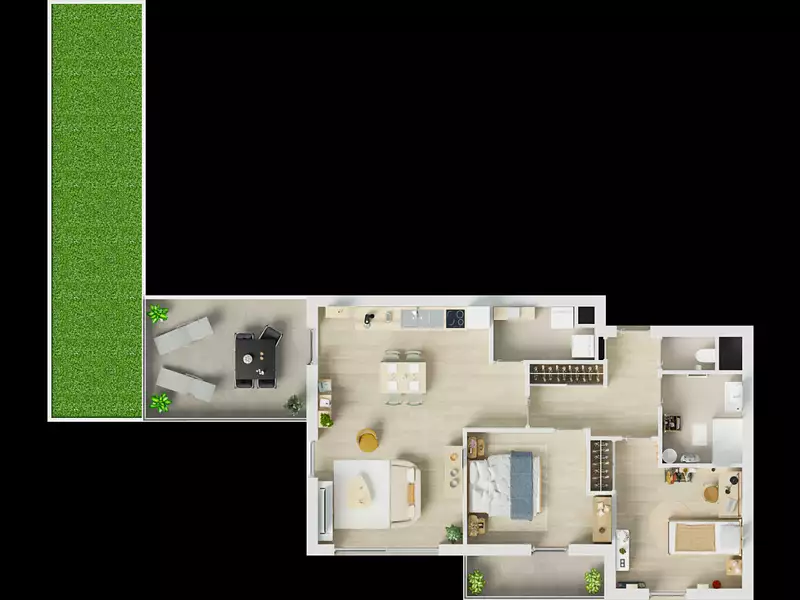 Appartement, 70,7 m²