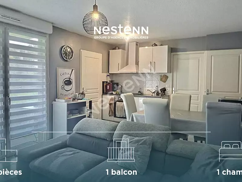 Appartement, 50,6 m²