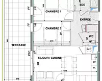Appartement, 59,99 m²