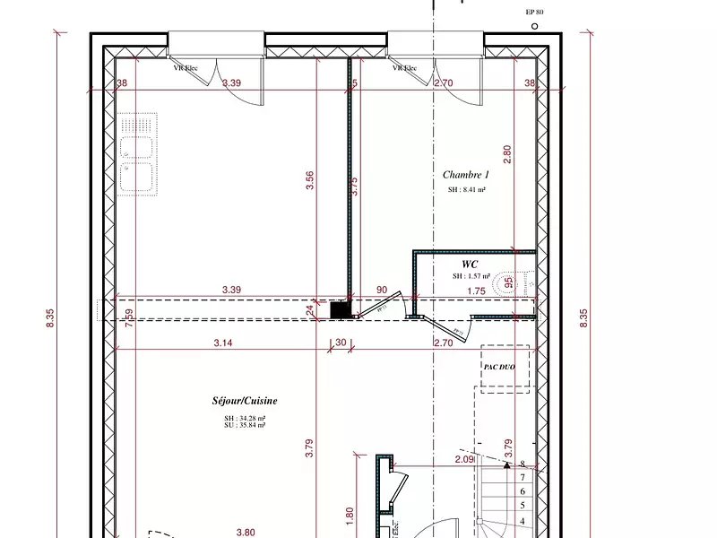 Maison, 87 m²