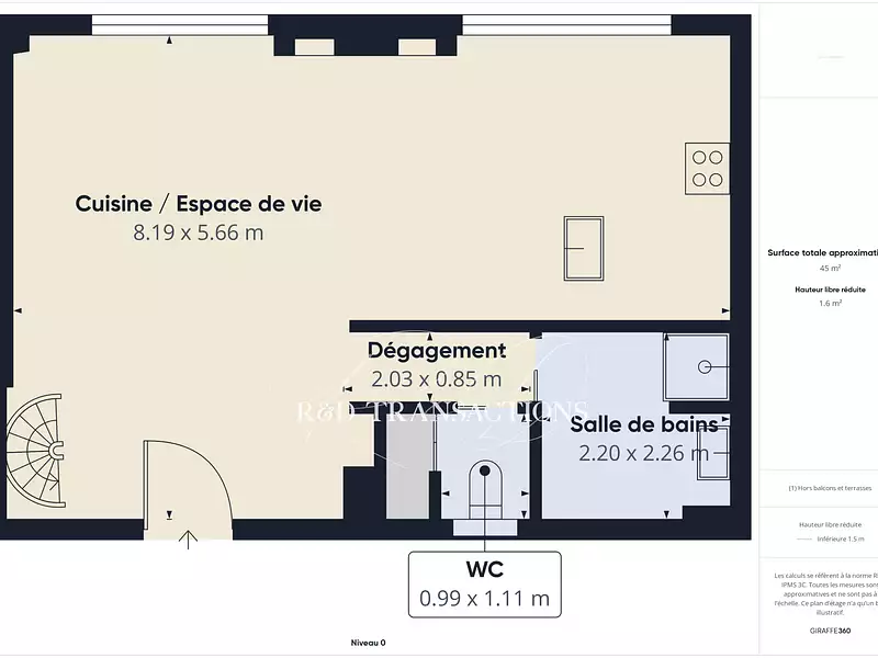 Appartement, 74,98 m²