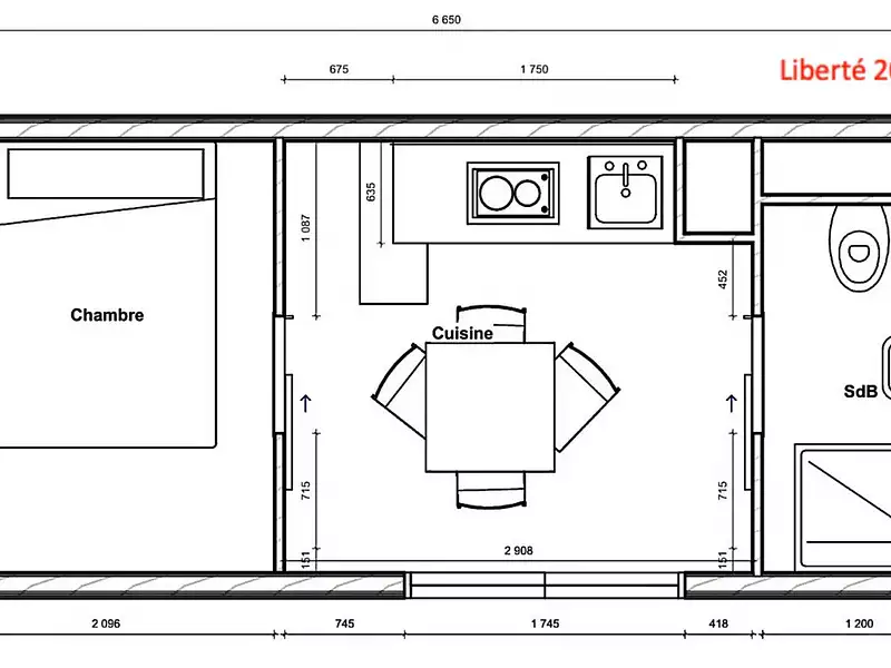 Maison, 15 m²