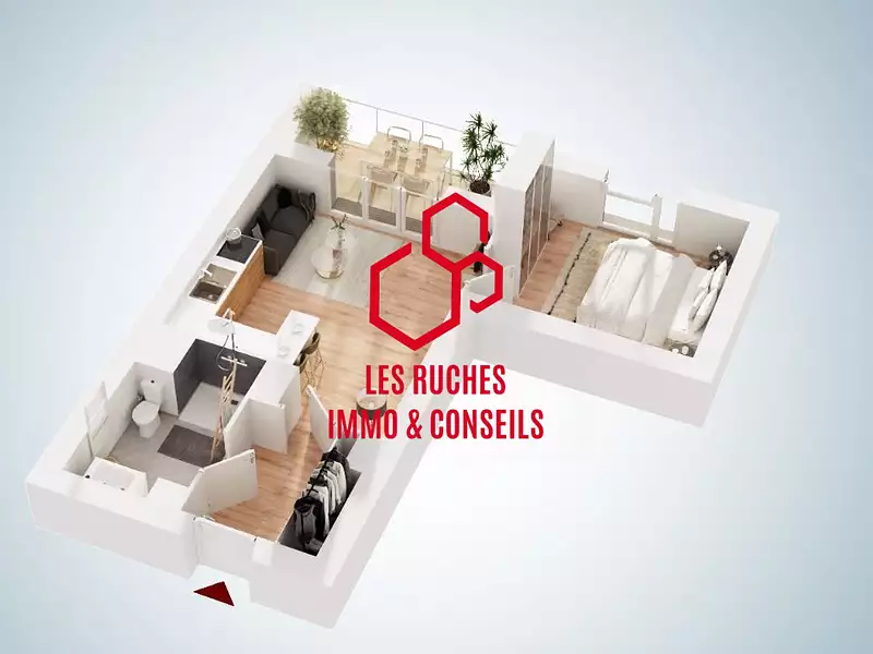 Appartement, 41,85 m²