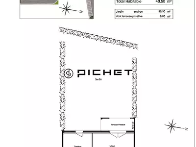 Appartement, 40,5 m²