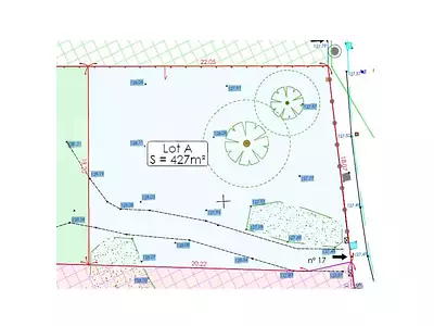 Terrain, 427 m²