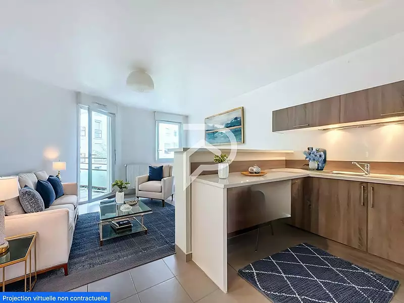 Appartement, 43,73 m²