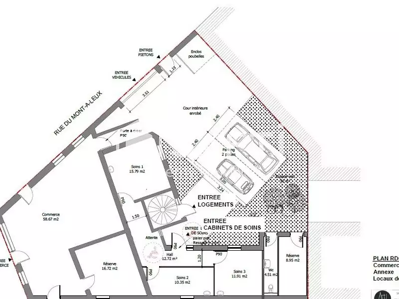 Immeuble, 240 m²