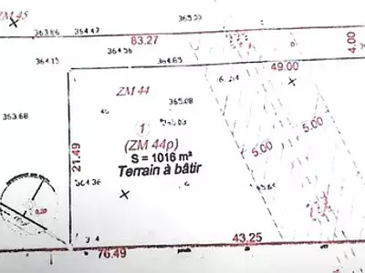 Terrain, 1 016 m²