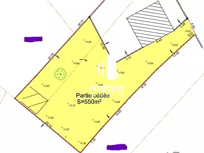 Terrain, 550 m²
