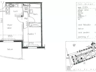 Appartement, 37 m²