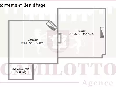 Appartement, 31,82 m²