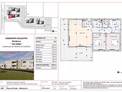 Appartement, 73 m²