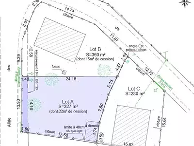 Terrain, 305 m²
