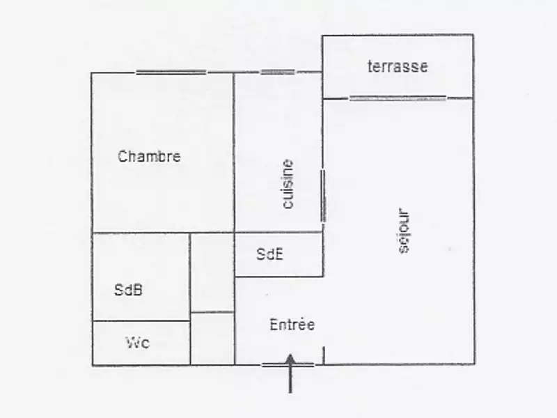 Appartement, 52 m²