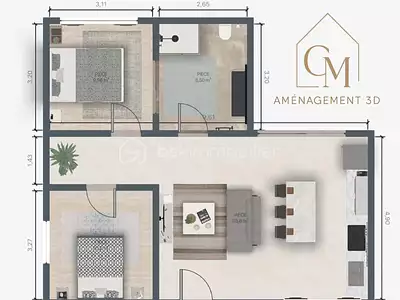 Maison, 70 m²