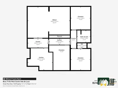 Appartement, 92,59 m²