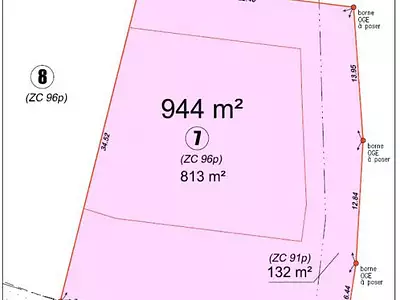 Terrain, 944 m²