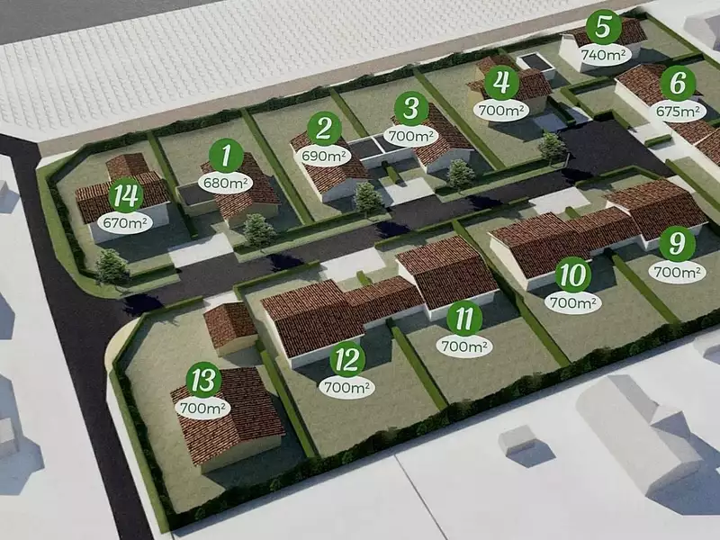 Terrain, 702 m²