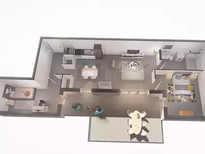 Appartement, 60,1 m²