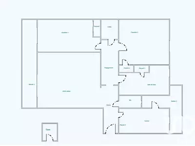 Appartement, 75 m²