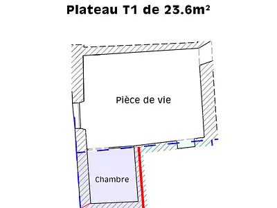 Appartement, 23 m²