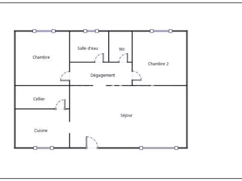 Maison, 61 m²