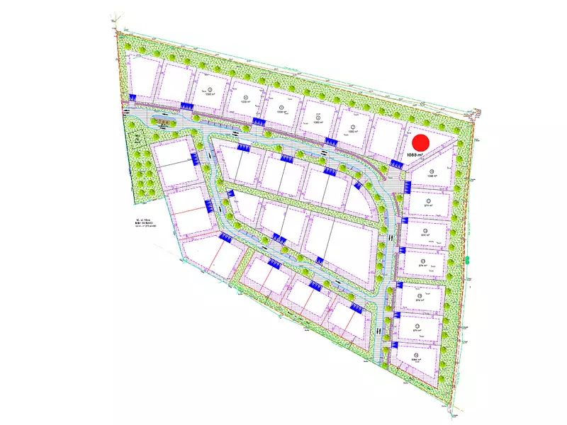 Terrain, 1 088 m²