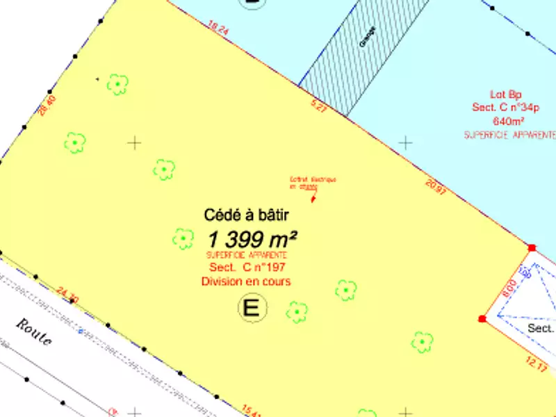 Terrain, 1 399 m²