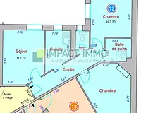 Appartement, 47,5 m²