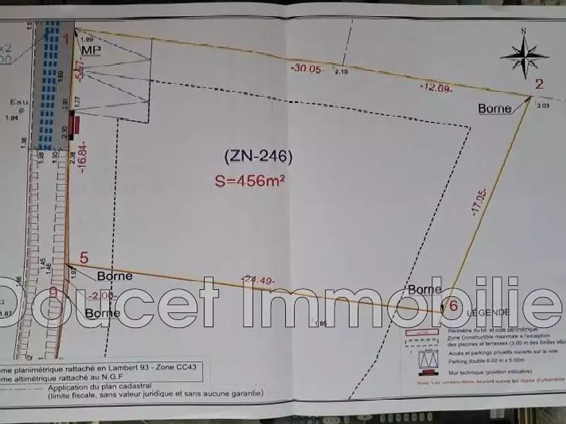 Terrain, 456 m²