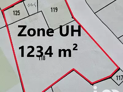 Terrain, 1 234 m²