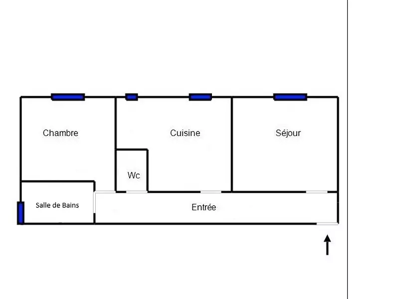Appartement, 60,28 m²