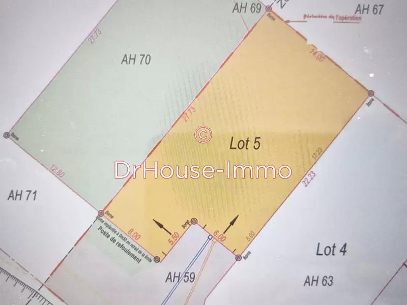 Terrain, 710 m²