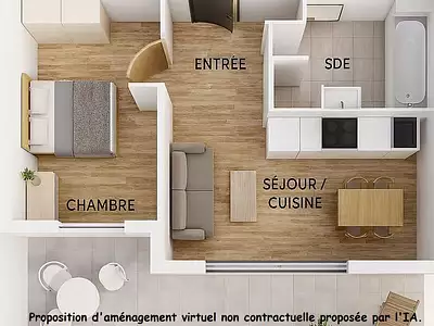 Appartement, 32 m²