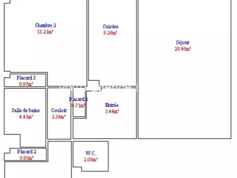 Appartement, 80,1 m²