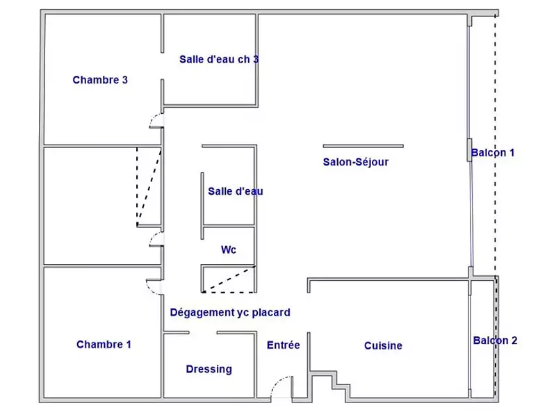 Appartement, 122,2 m²