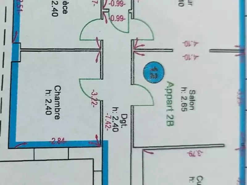 Appartement, 70,6 m²