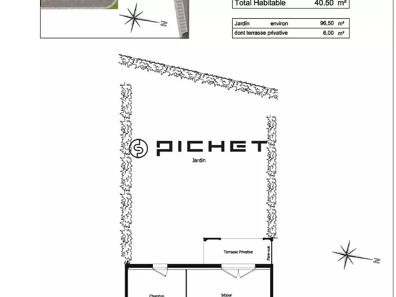 Appartement, 40,5 m²