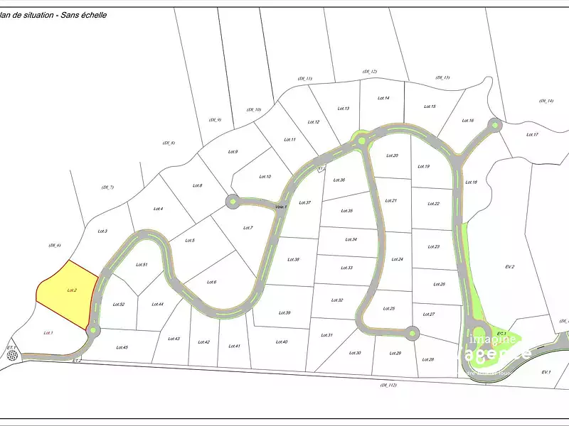 Terrain, 3 000 m²