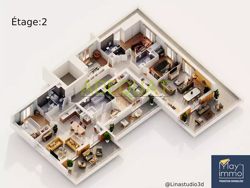 Appartement, 73,71 m²