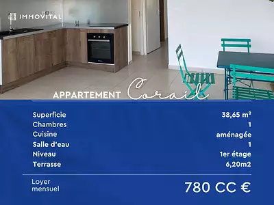 Appartement, 38,65 m²