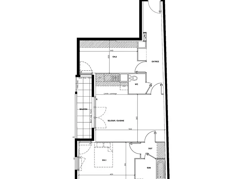 Appartement, 68,15 m²