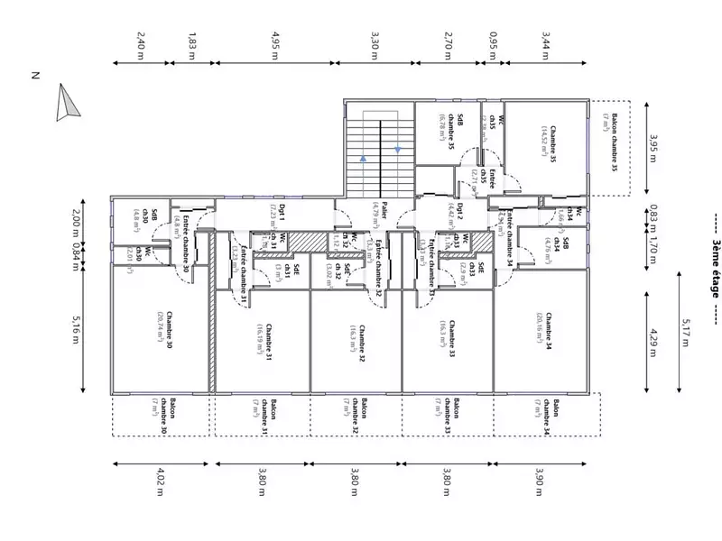 Immeuble, 1 351,85 m²