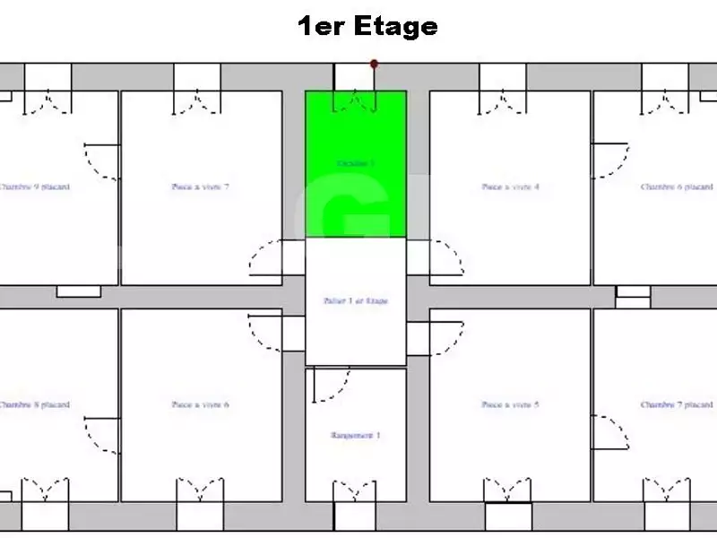 Immeuble, 600 m²
