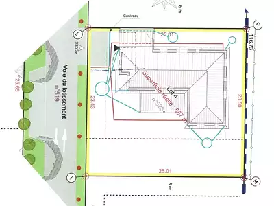 Terrain, 587 m²